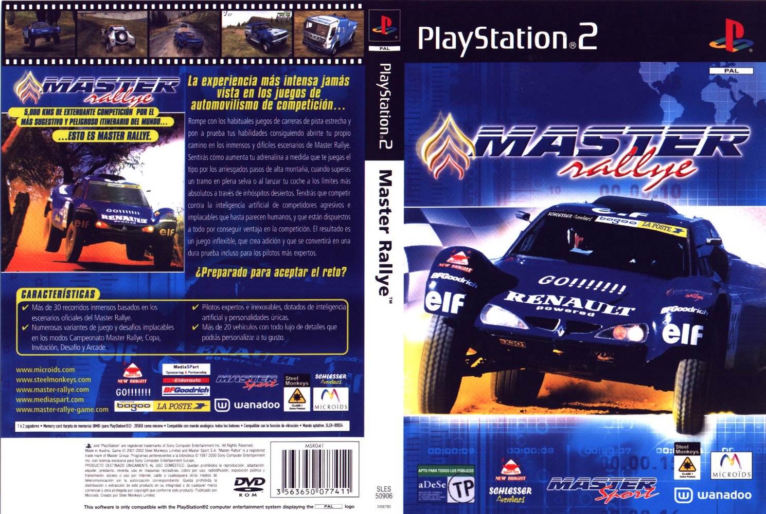 Master Rallye PS2 cover