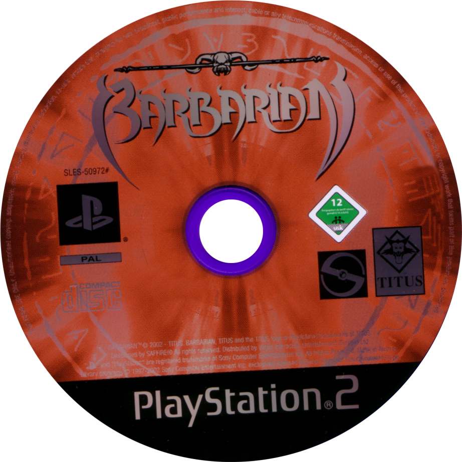 Barbarian PSX cover