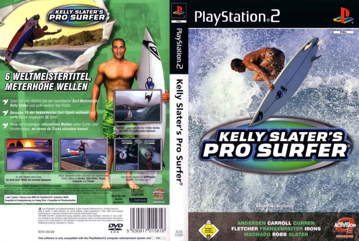 Kelly Slater's Pro Surfer PS2 cover
