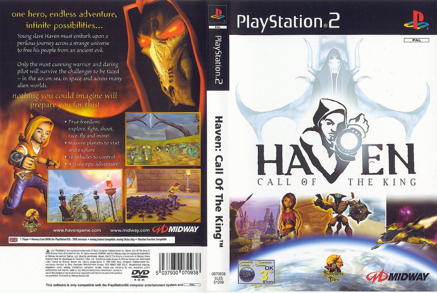 Haven - Call of the King PSX cover