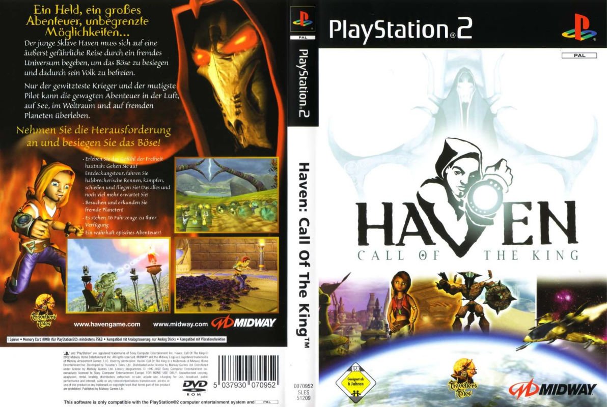 Haven - Call of the King PSX cover