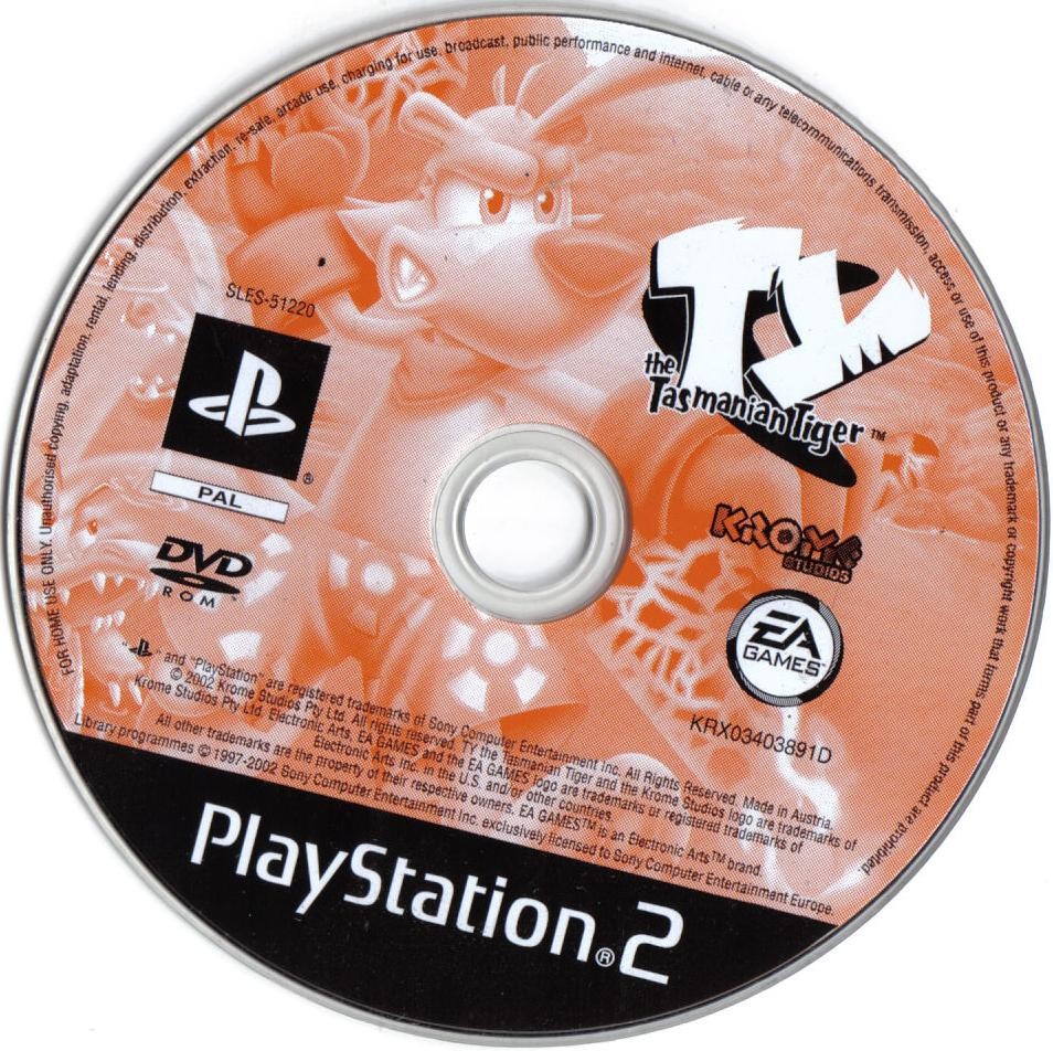 Ty - The Tasmanian Tiger PSX cover