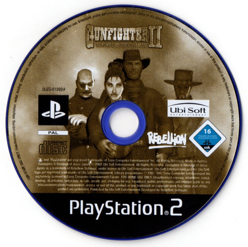 Gunfighter II - Revenge of Jesse James PS2 cover