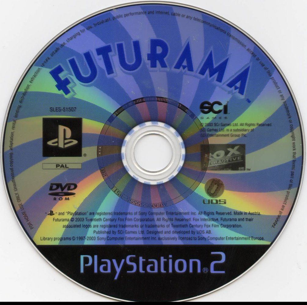 Futurama PSX cover