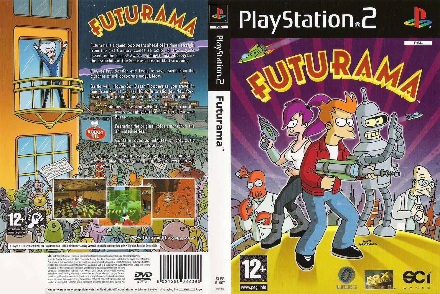 Futurama PSX cover
