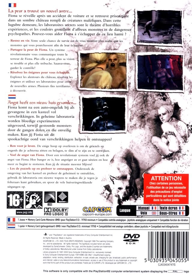 Haunting Ground PSX cover