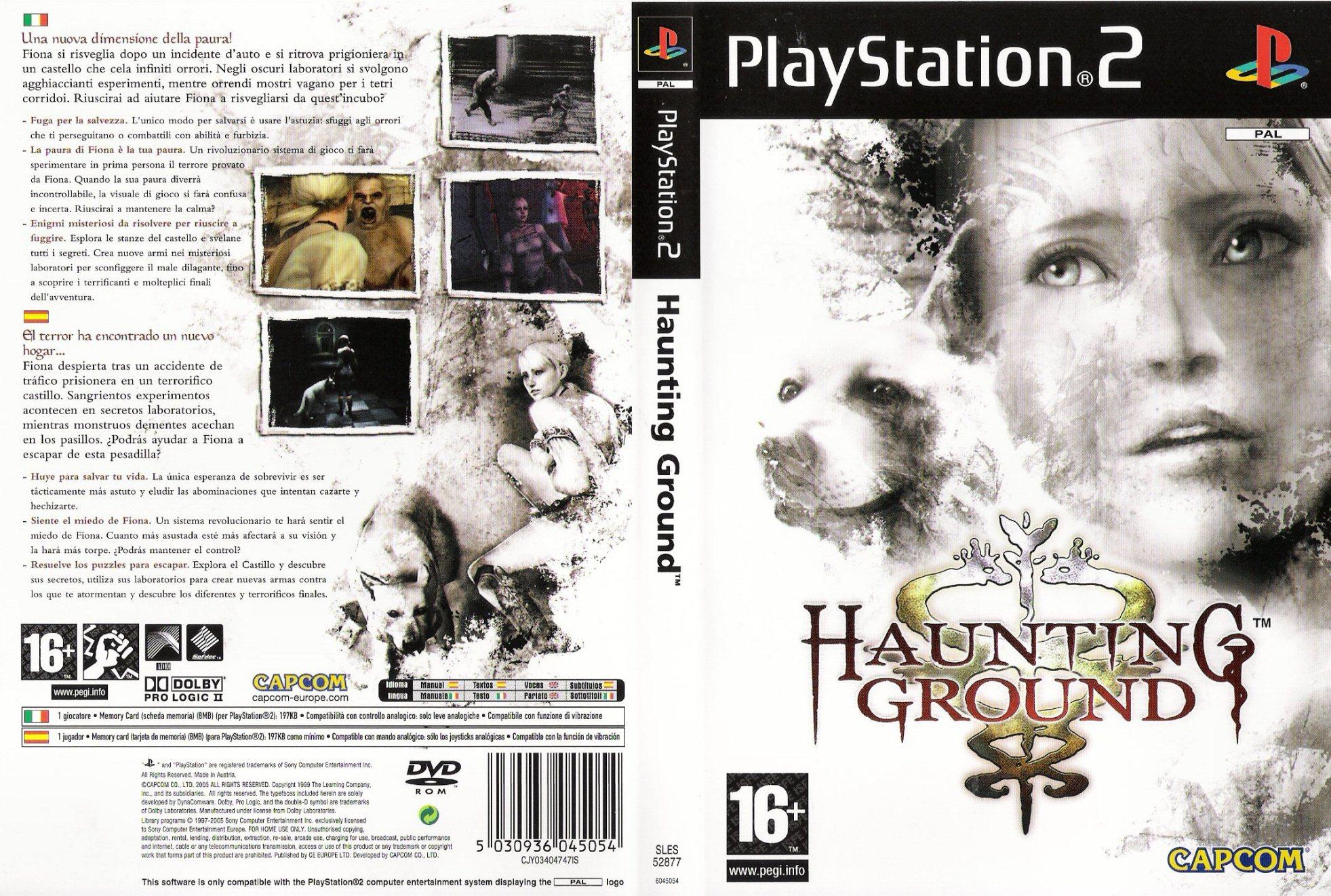 Haunting Ground PSX cover