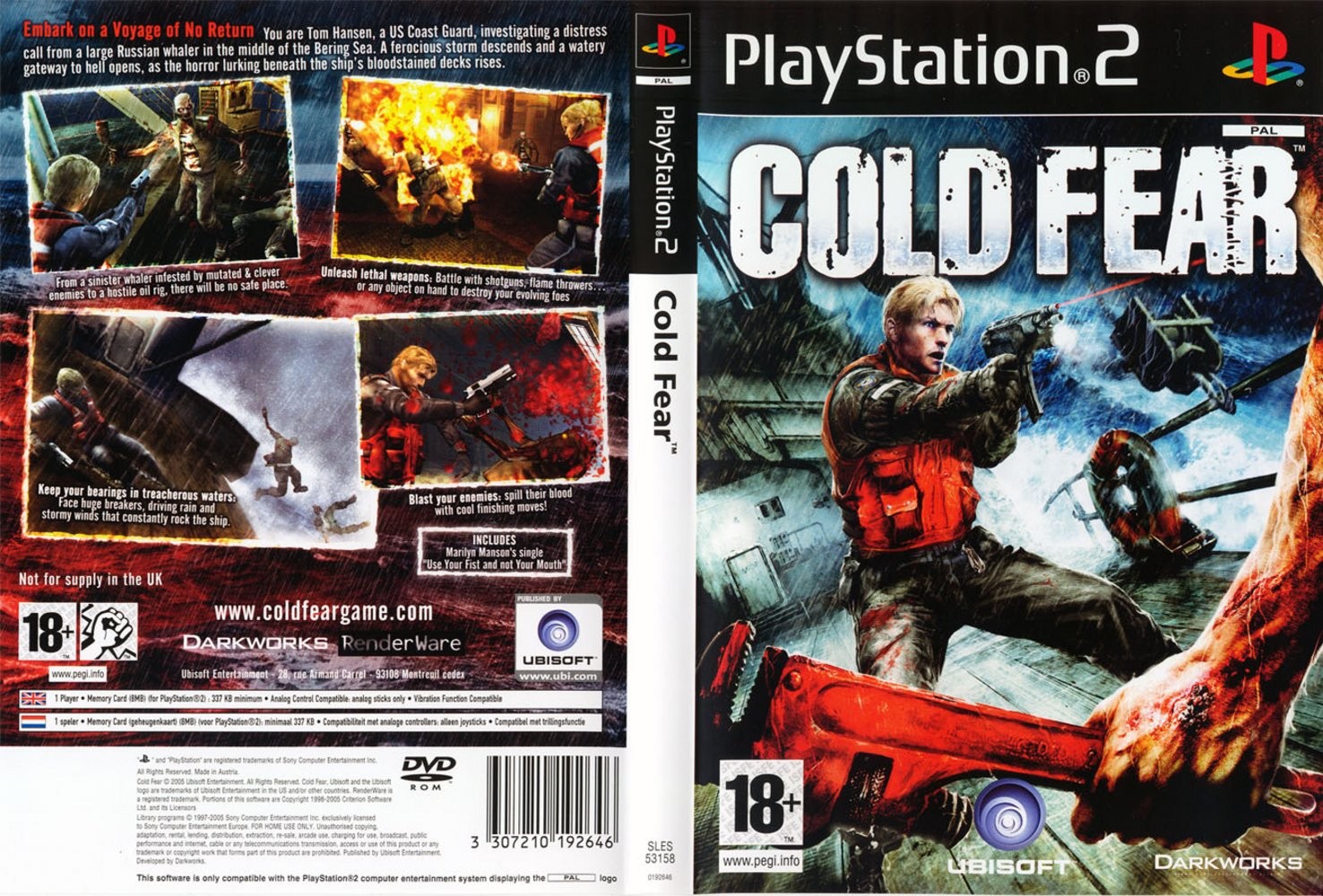 Cold Fear PSX cover