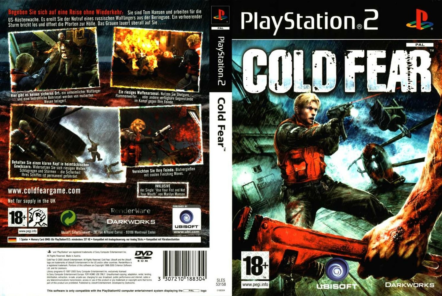 Cold Fear PSX cover