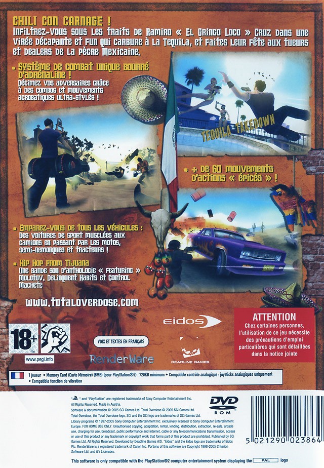 Total Overdose PSX cover