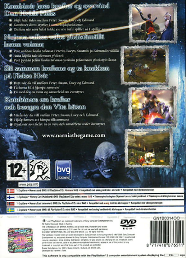 The Chronicles of Narnia - The Lion, The Witch and The Wardrobe PSX cover