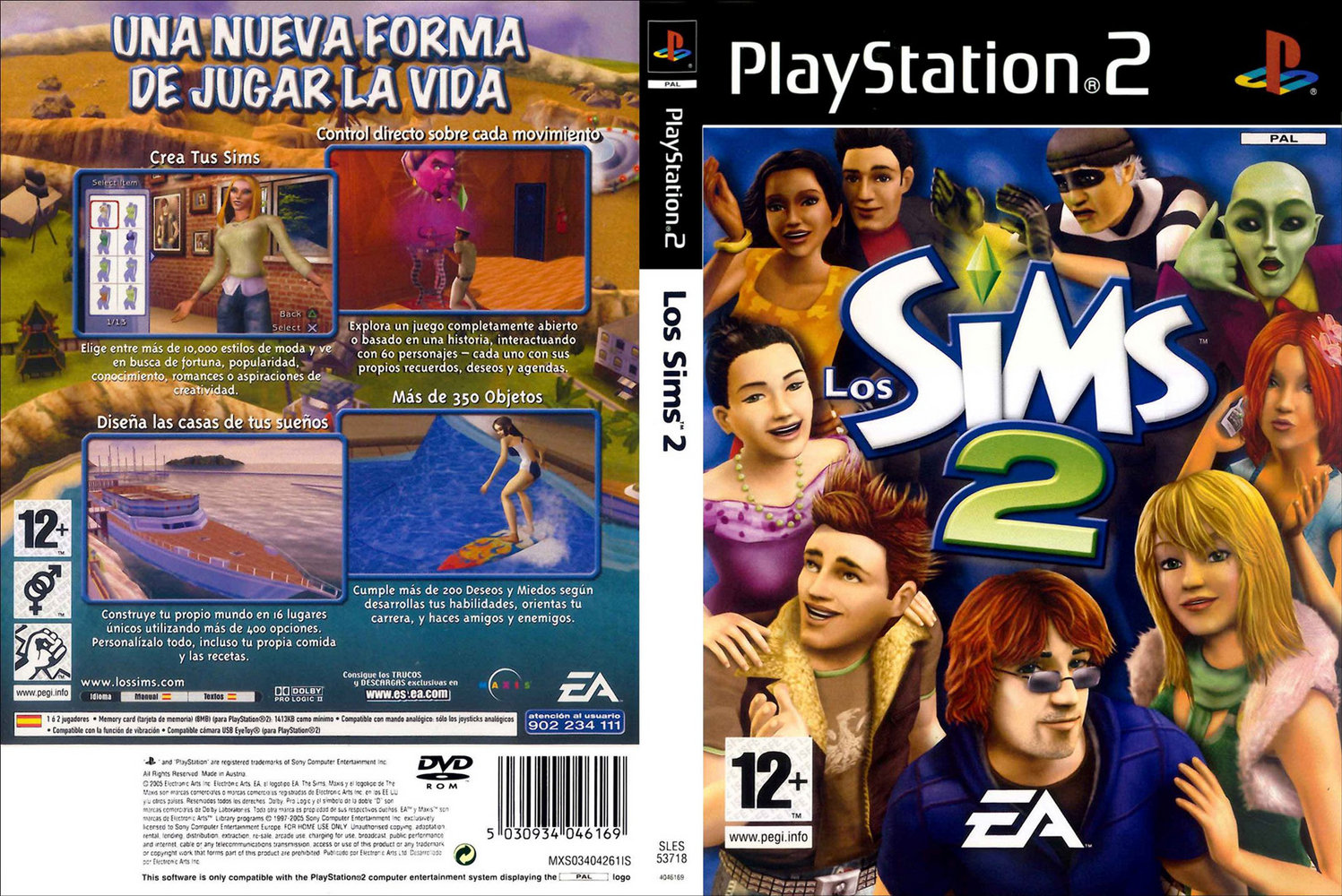 The Sims 2 PSX cover