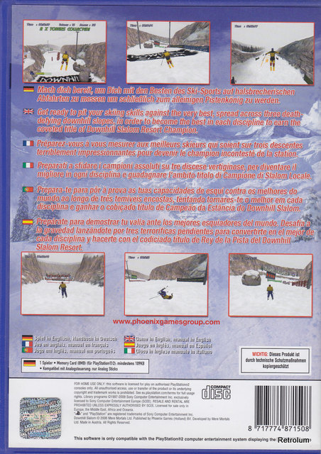 Downhill Slalom PSX cover
