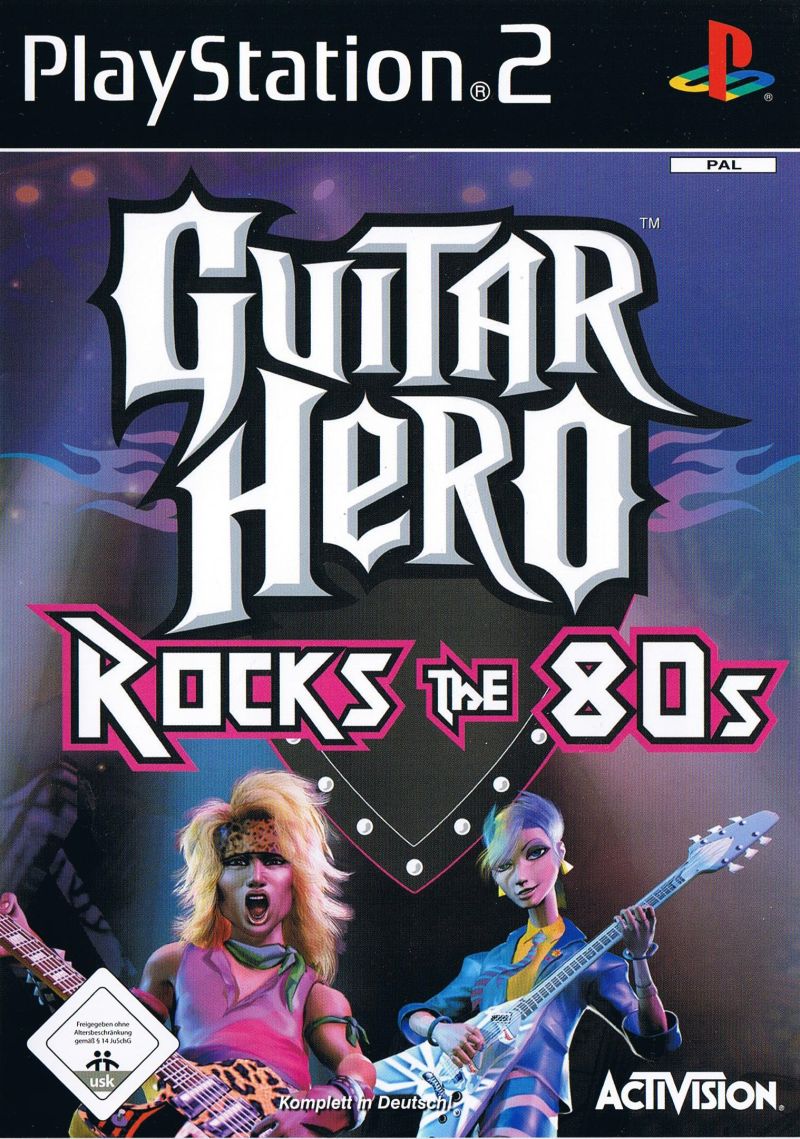 Guitar Hero - Rocks the 80's PS2 cover