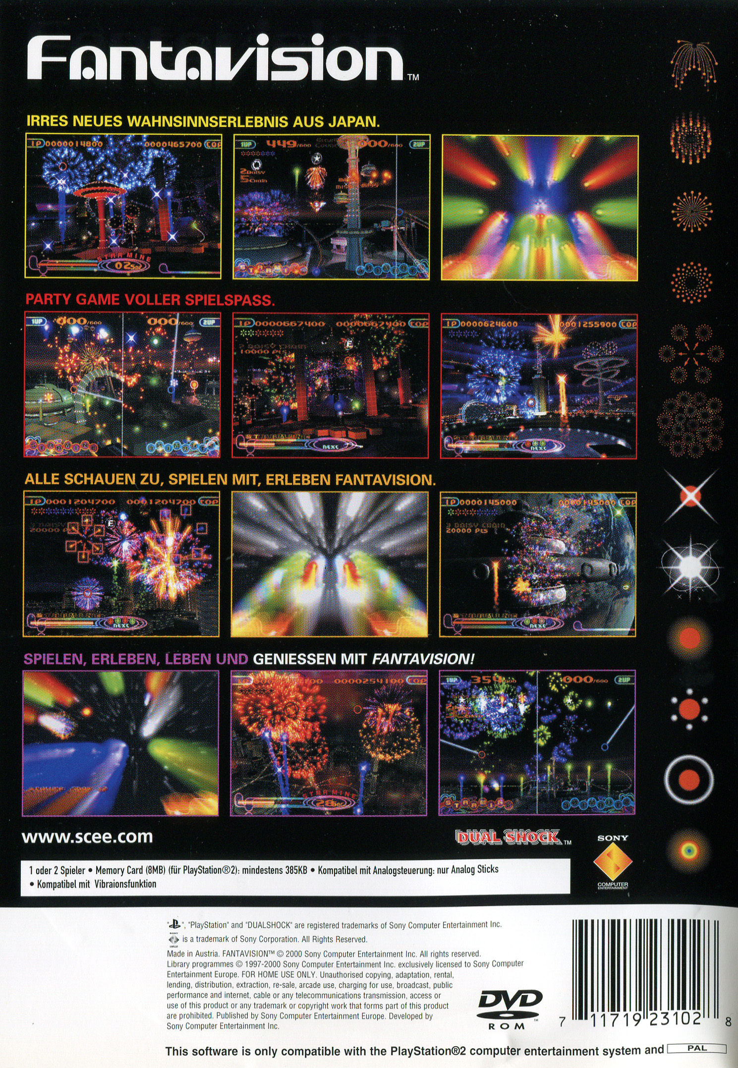 Fantavision PSX cover
