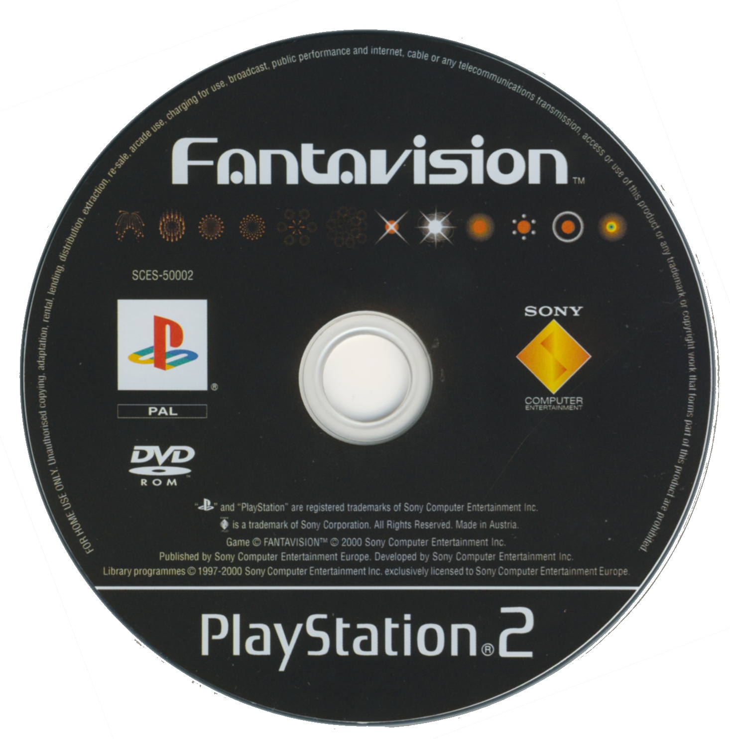 Fantavision PSX cover