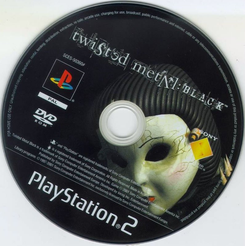Twisted Metal - Black PS2 cover