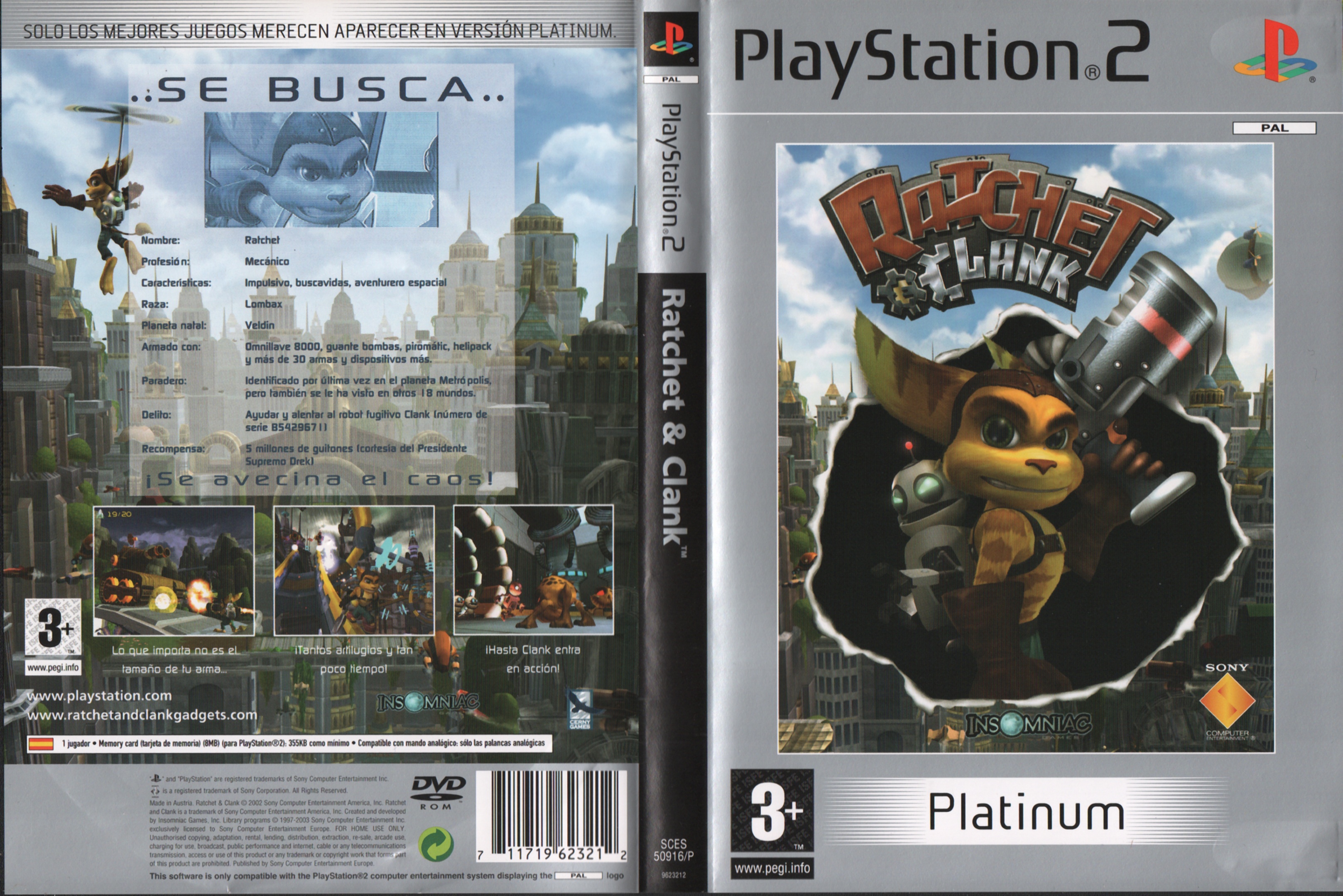 Ratchet & Clank PS2 cover