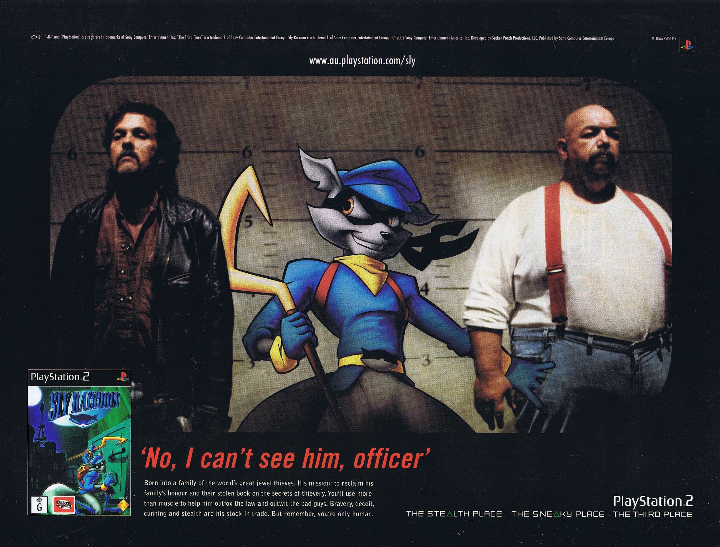 Sly Raccoon PSX cover