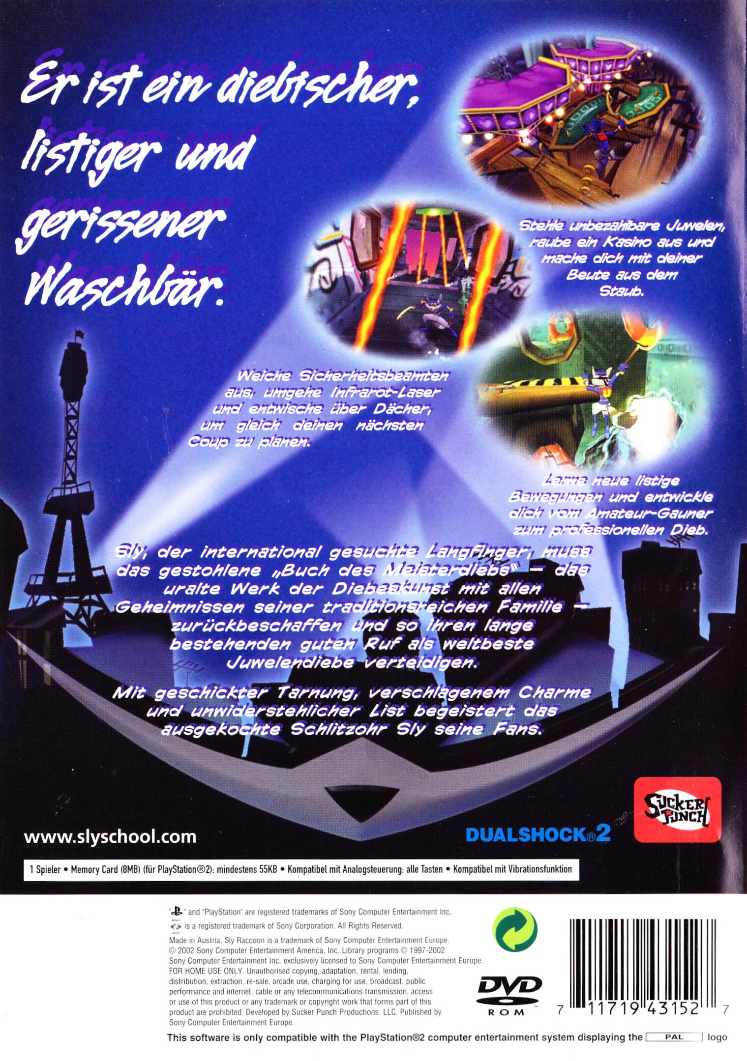 Sly Raccoon PSX cover