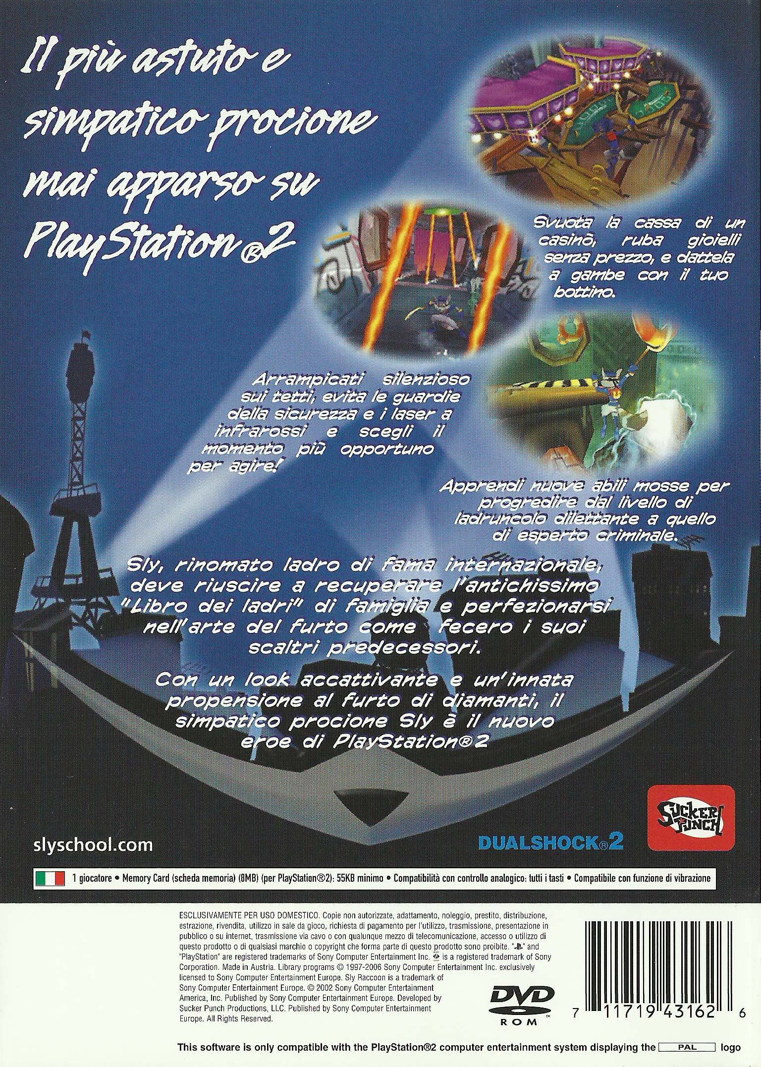 Sly Raccoon PSX cover