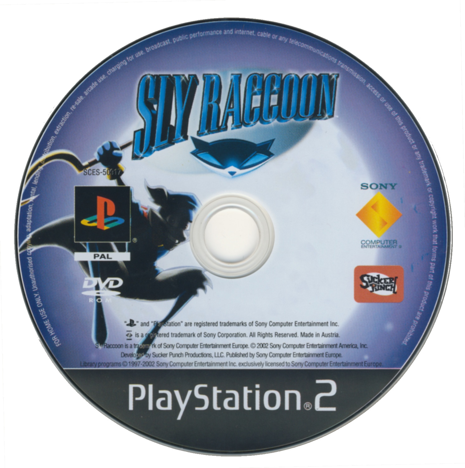 Sly Raccoon PSX cover