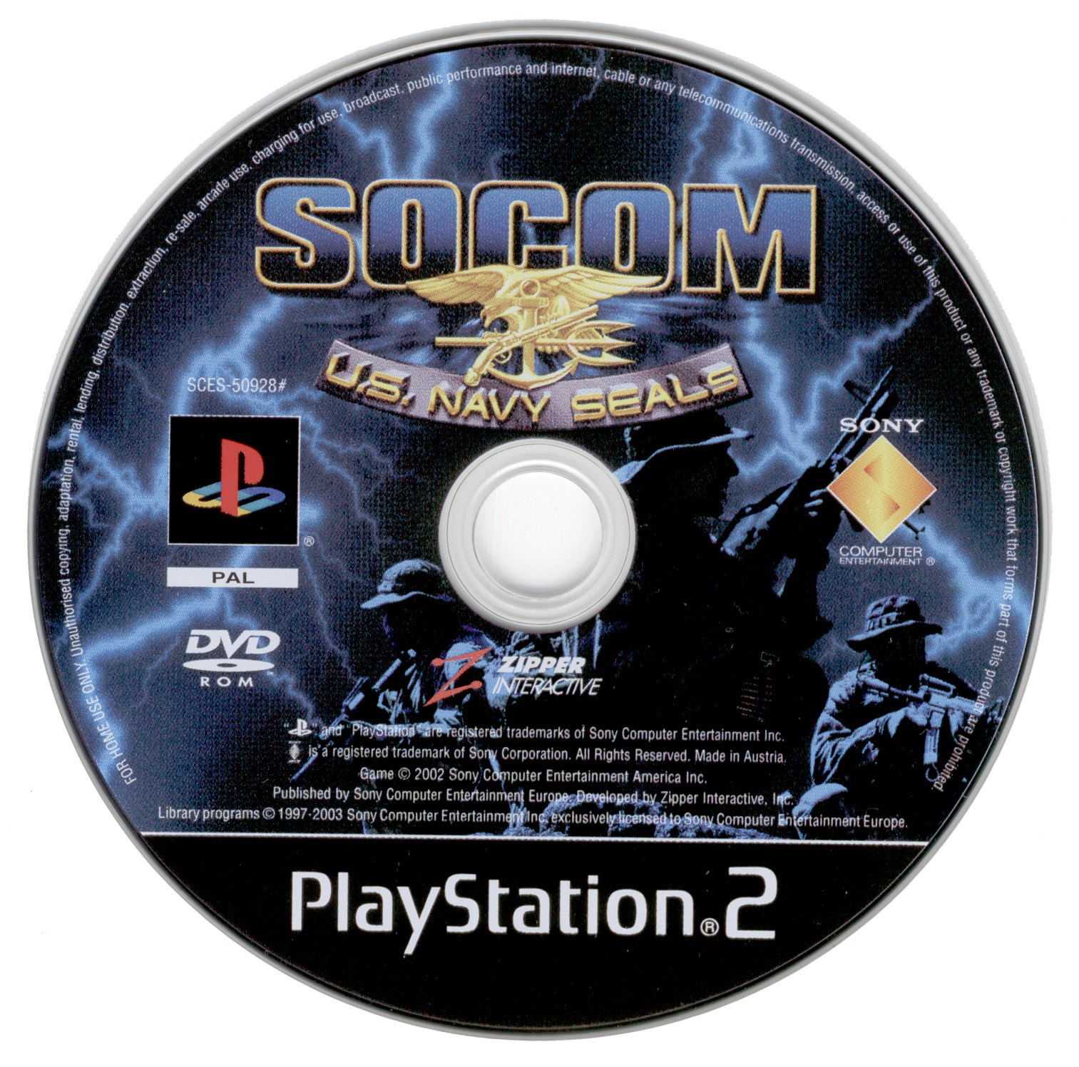 SOCOM - U.S. Navy Seals PS2 cover