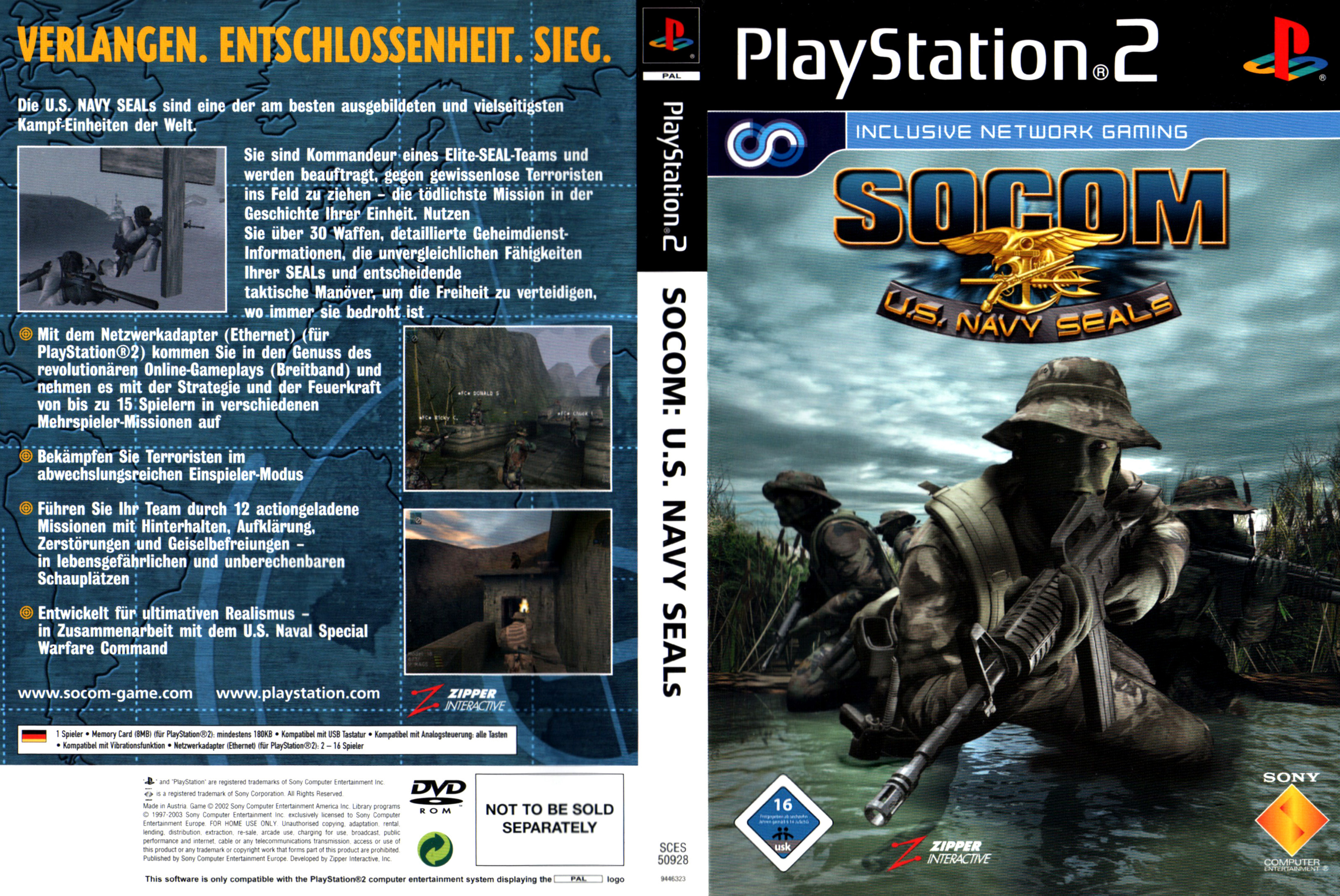 SOCOM - U.S. Navy Seals PS2 cover