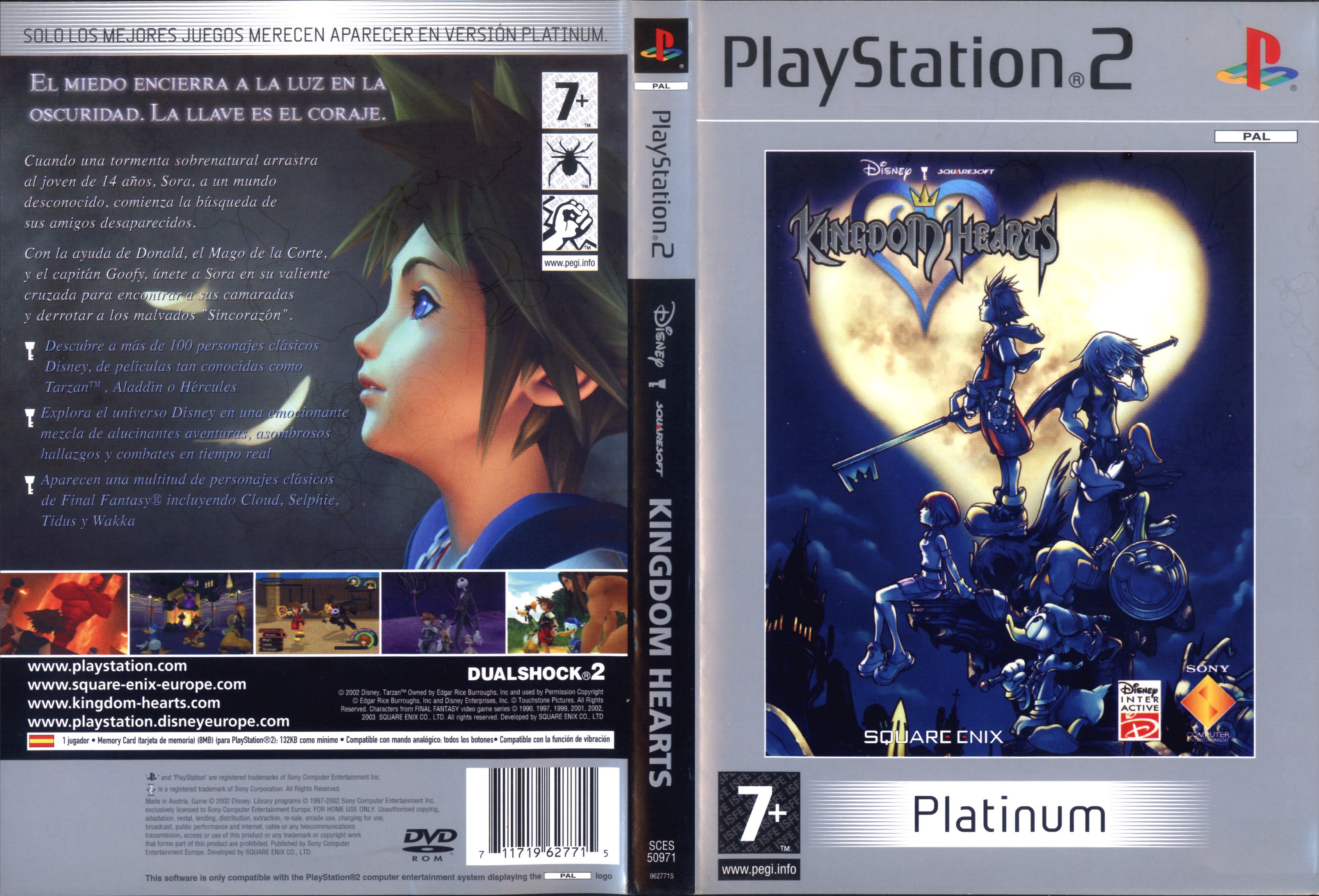 Kingdom Hearts PSX cover