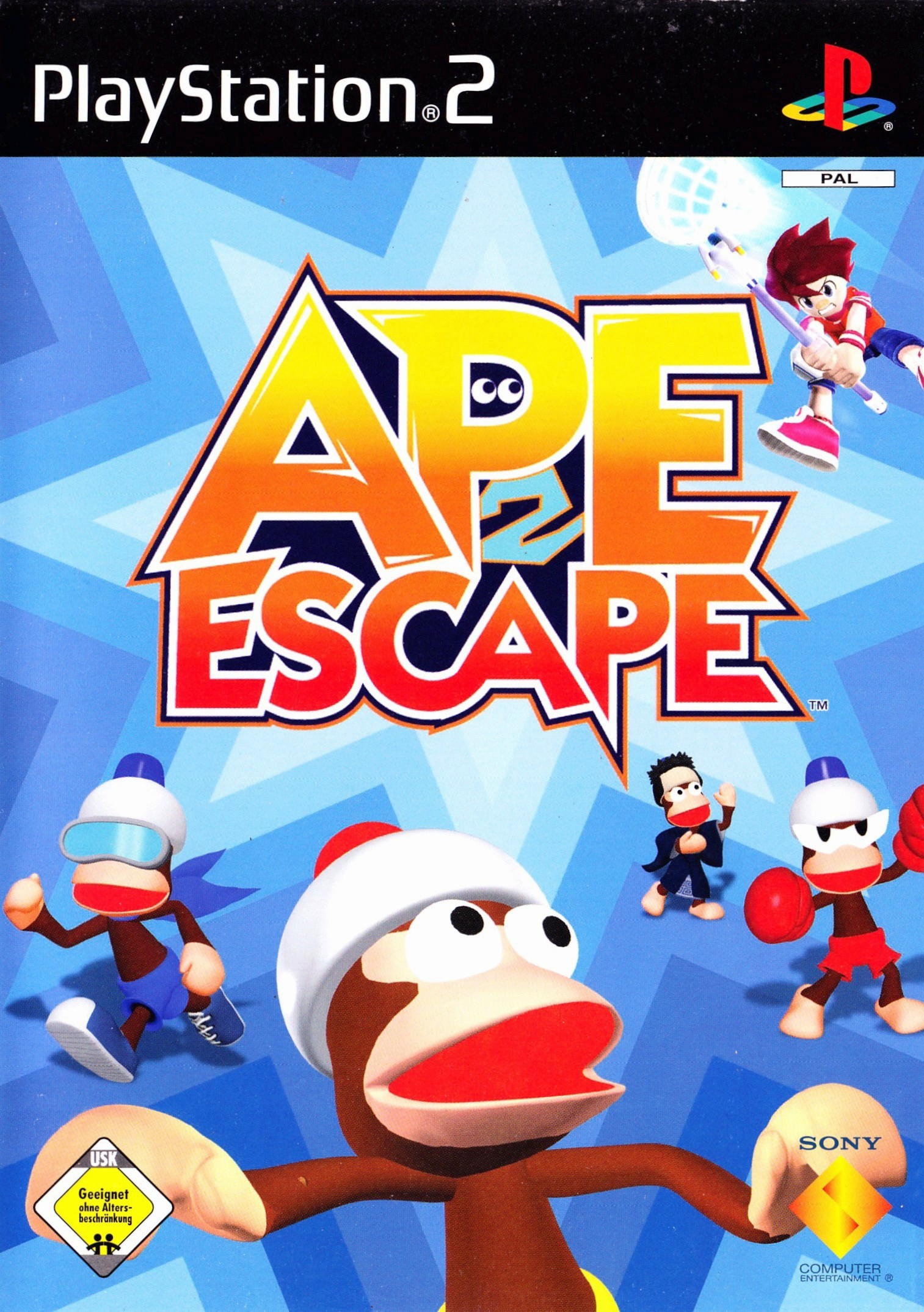 Ape Escape 2 PS2 cover