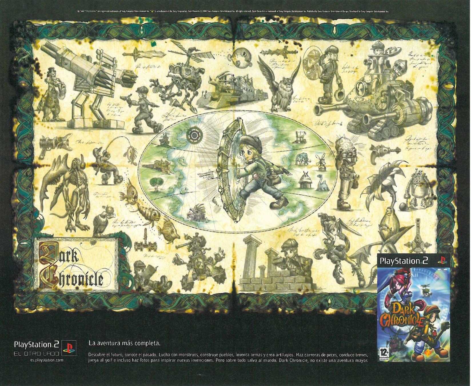 Dark Chronicle PSX cover