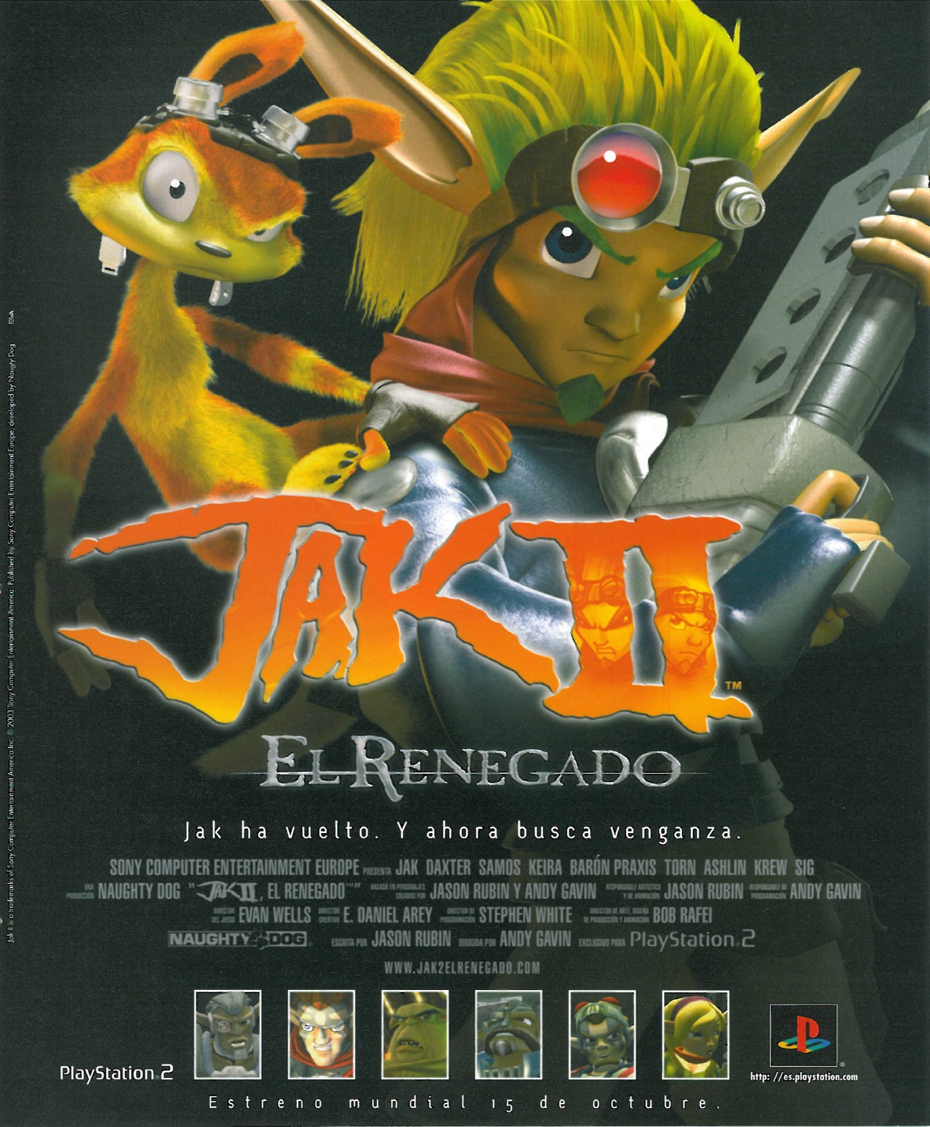Jak II - Renegade PS2 cover