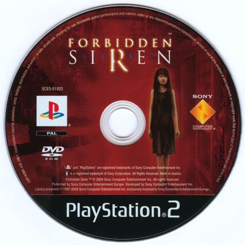 Forbidden Siren PSX cover