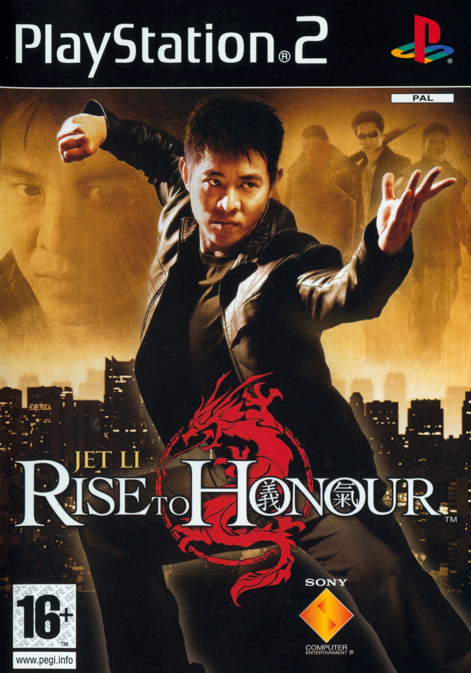 Jet Li - Rise to Honor PSX cover