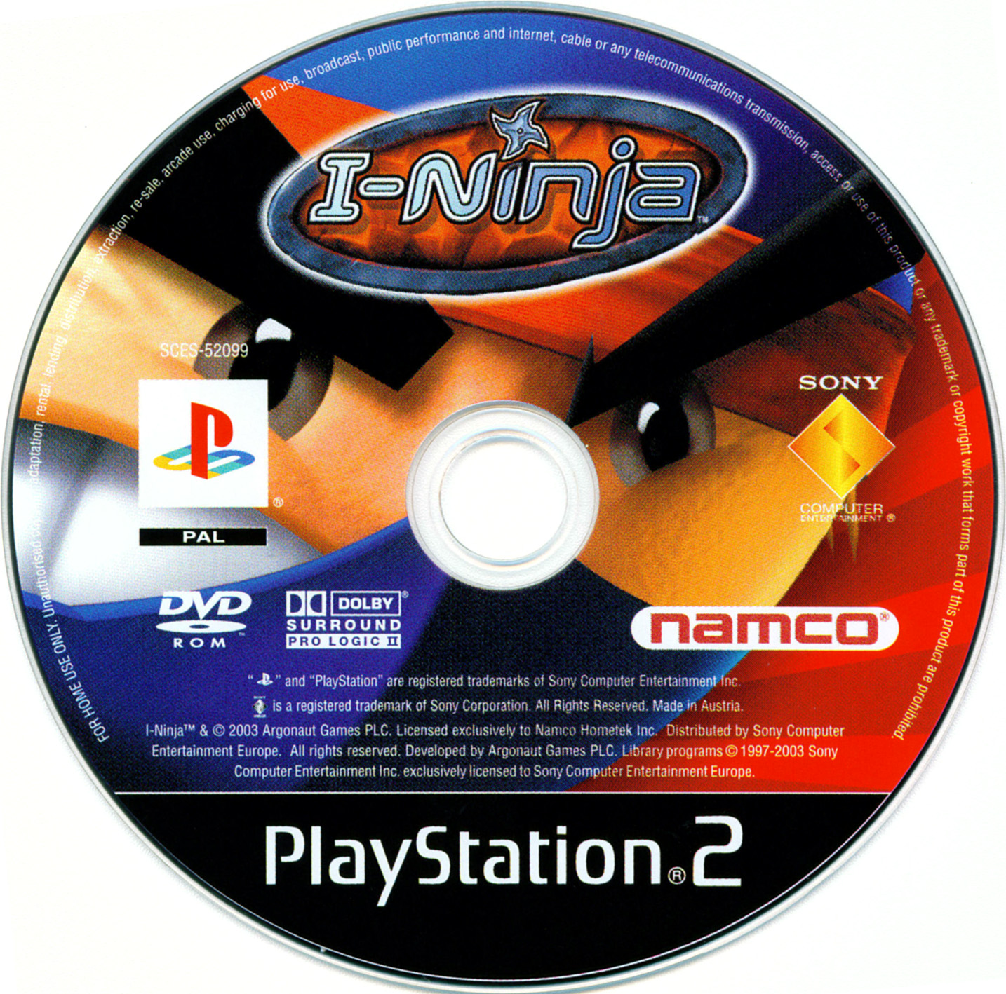 I-Ninja PS2 cover