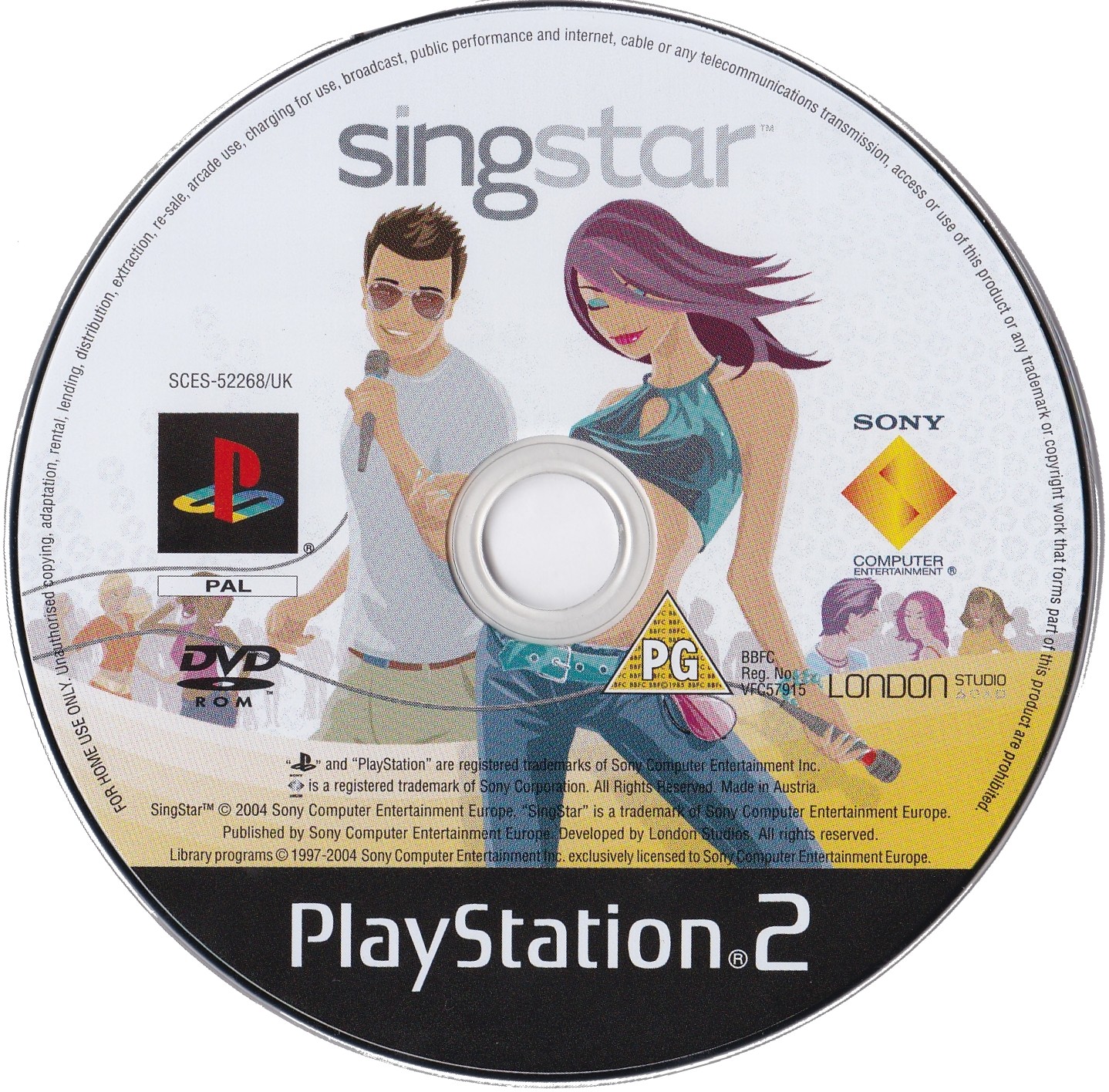 Singstar PS2 cover