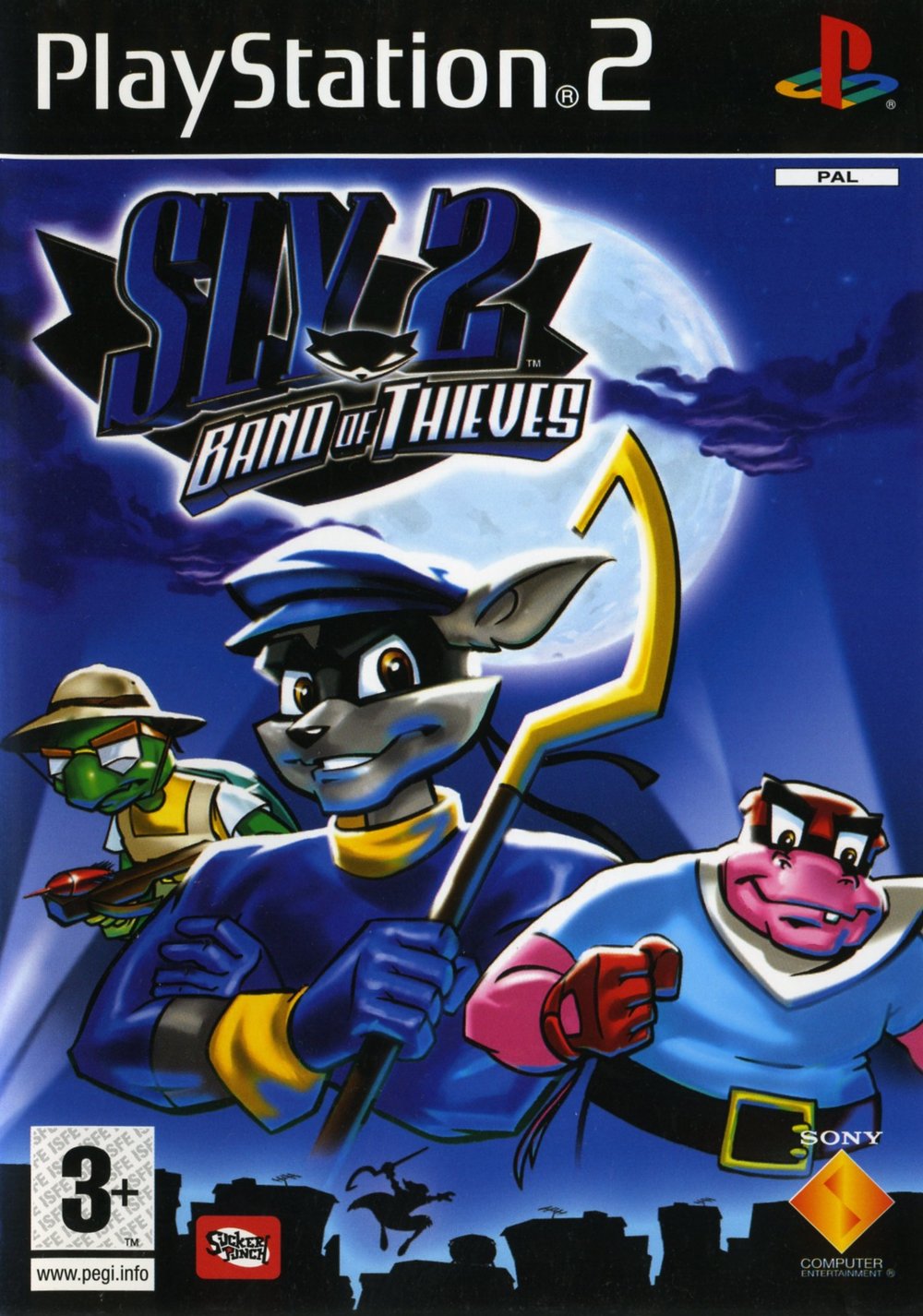 Sly Raccoon 2 - Band of Thieves PS2 cover
