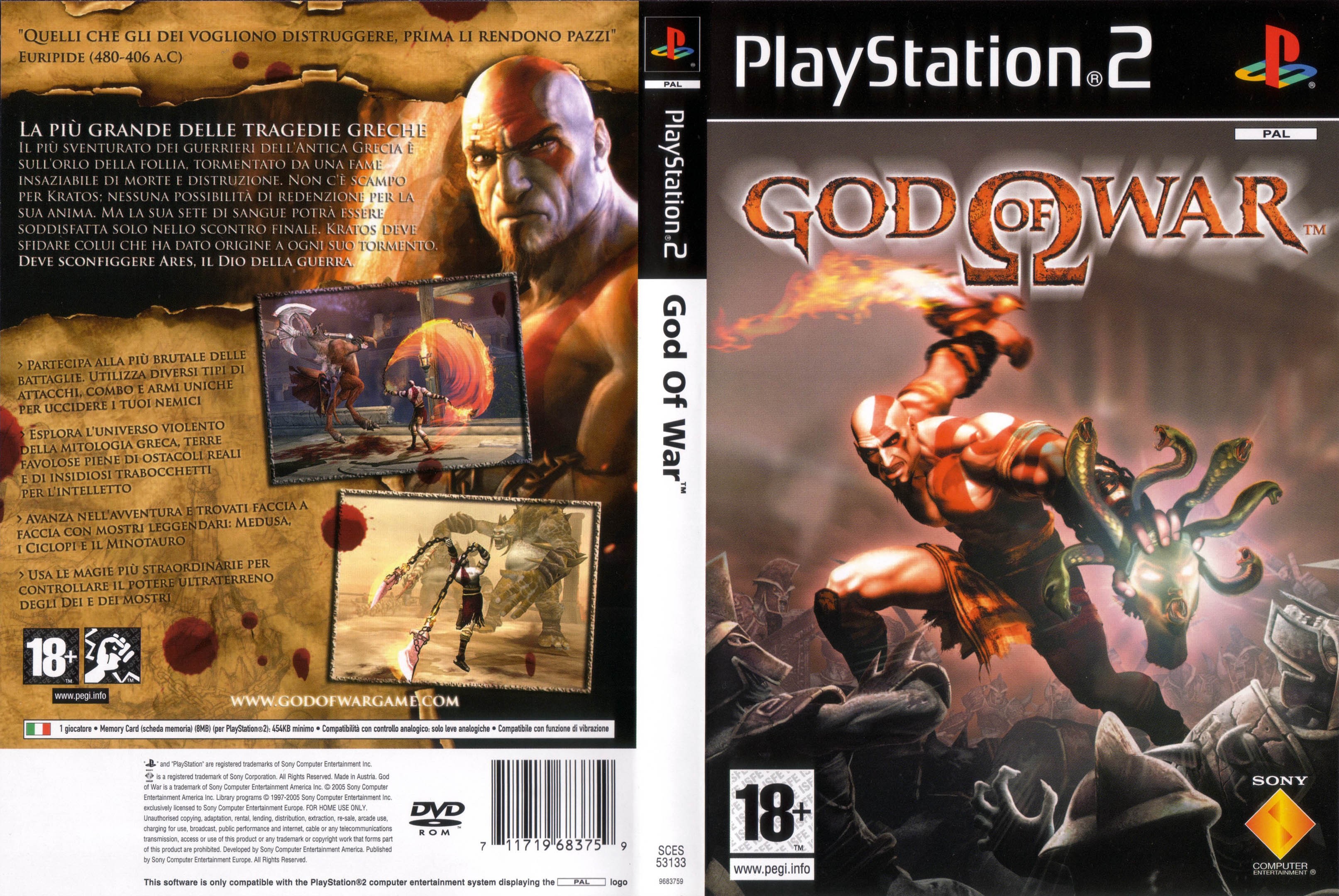 God of War PSX cover