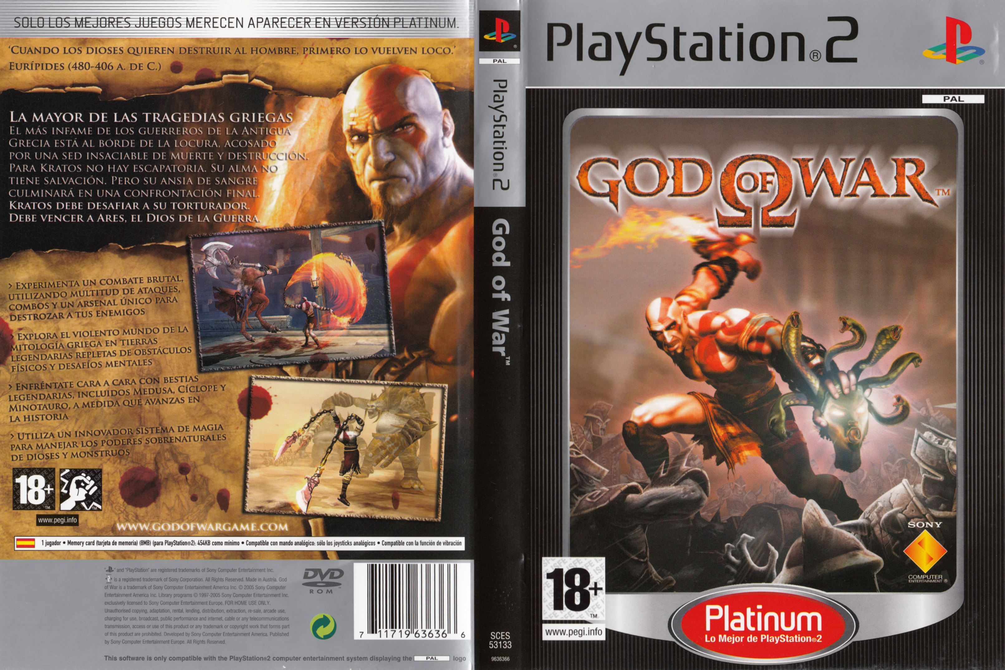 God of War PSX cover