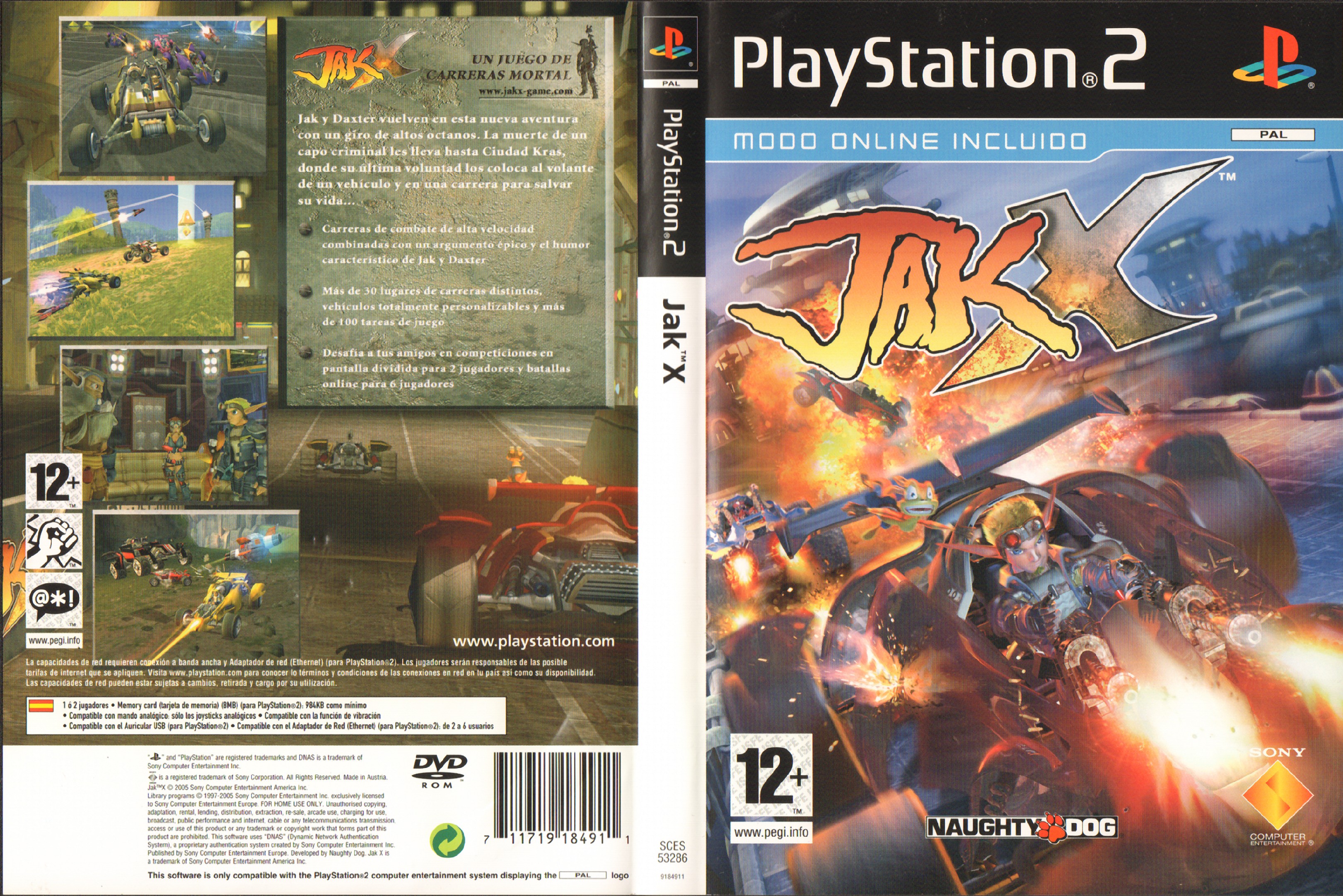 Jak X PS2 cover