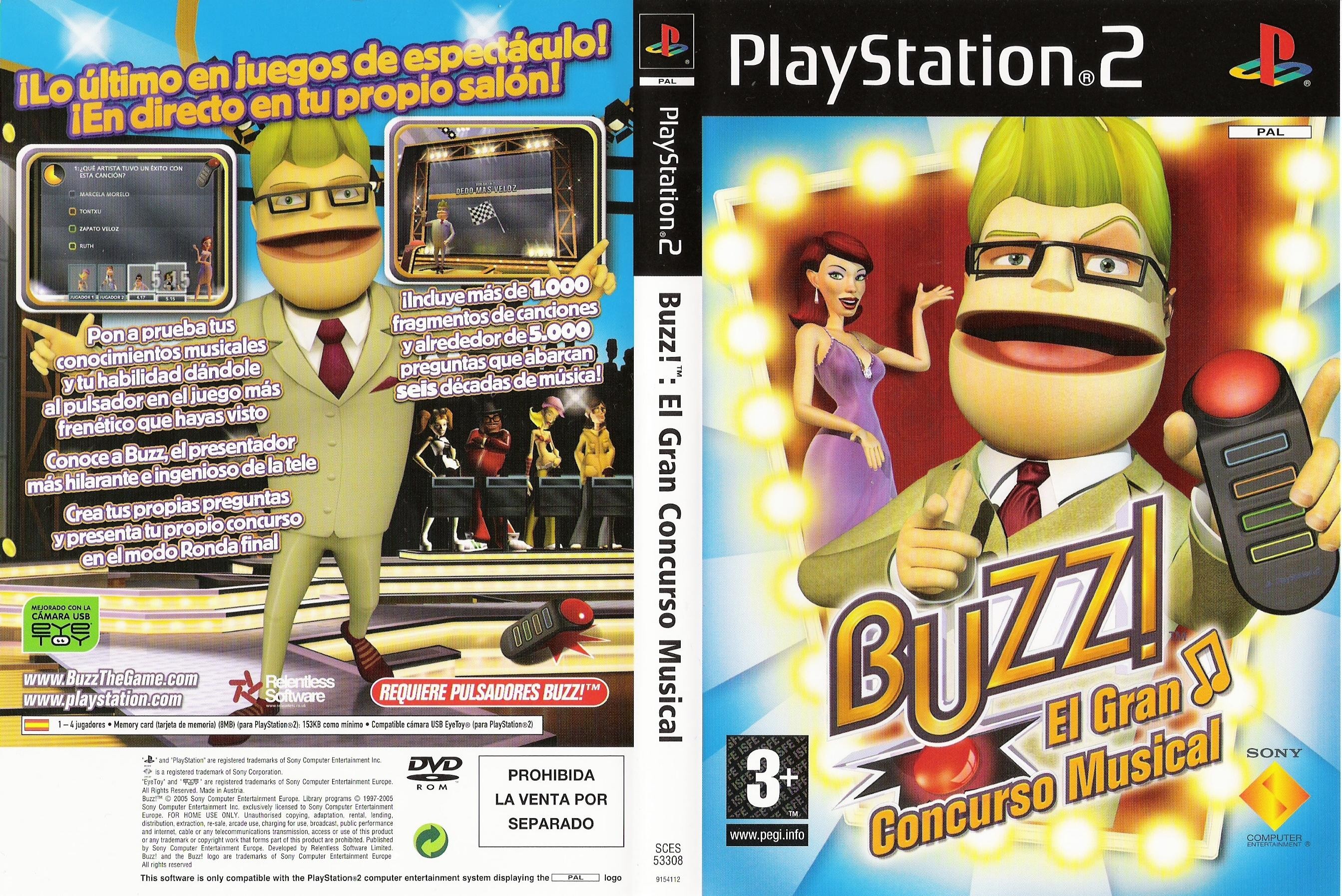Buzz - The Music Quiz PSX cover