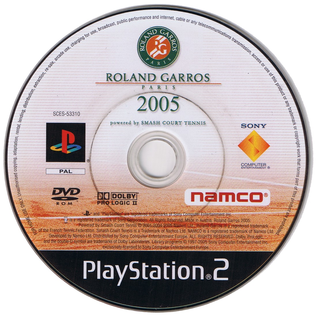 Roland Garros 2005 - Powered by Smash Court Tennis PSX cover