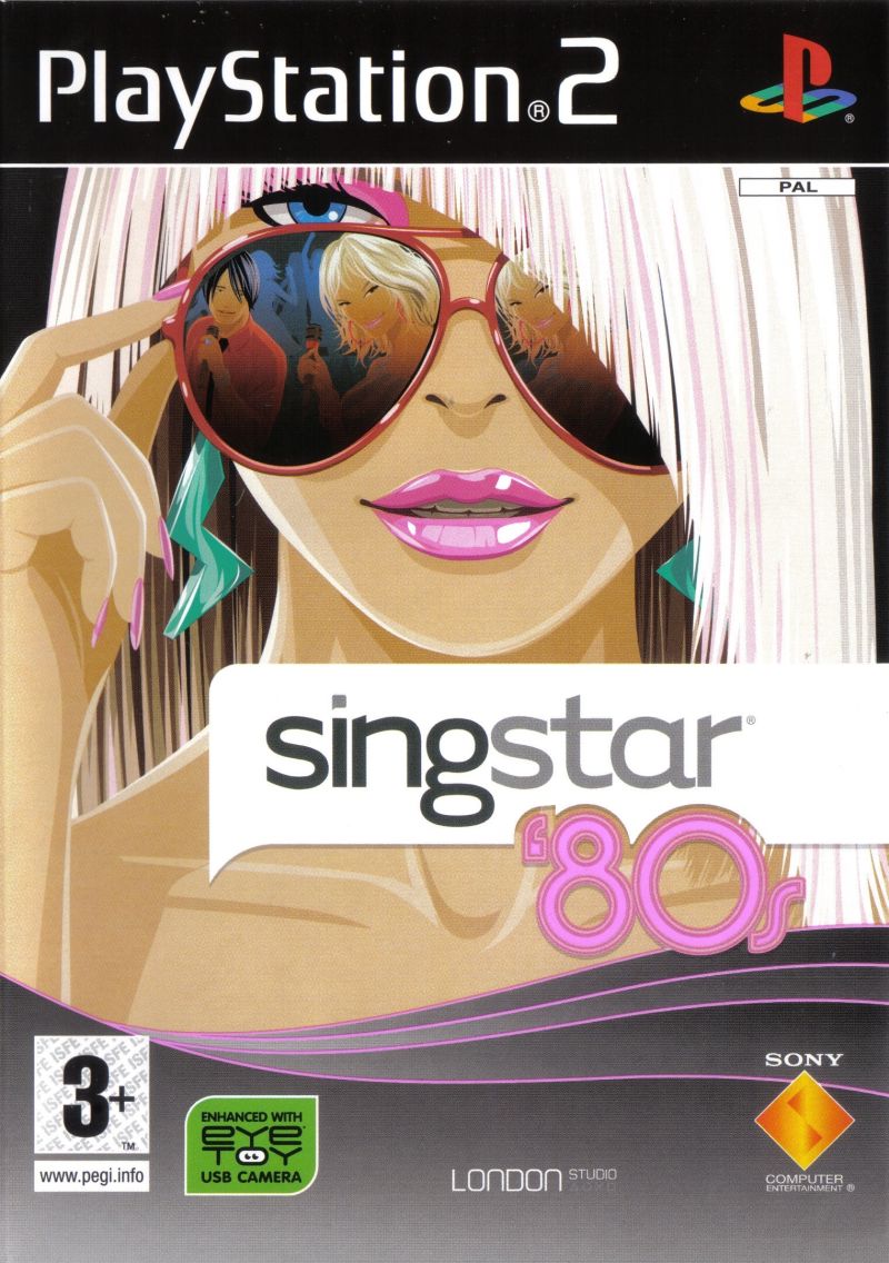 SingStar '80s PS2 cover