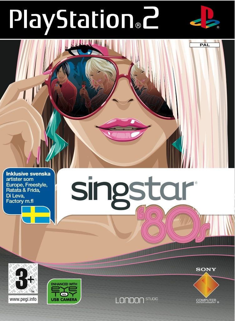 SingStar '80s PS2 cover