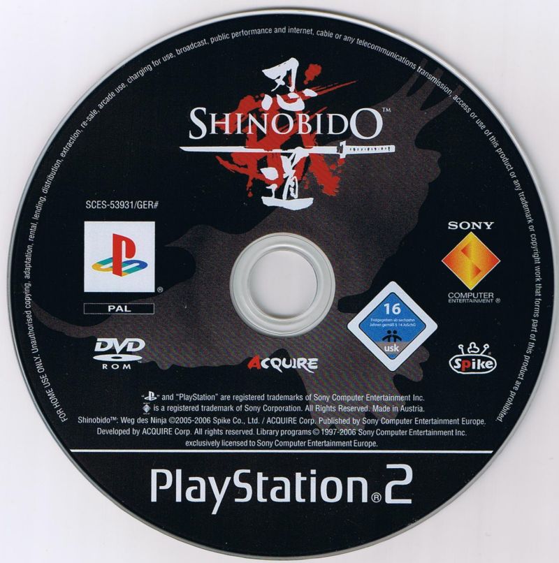 Shinobido - Way of the Ninja PS2 cover
