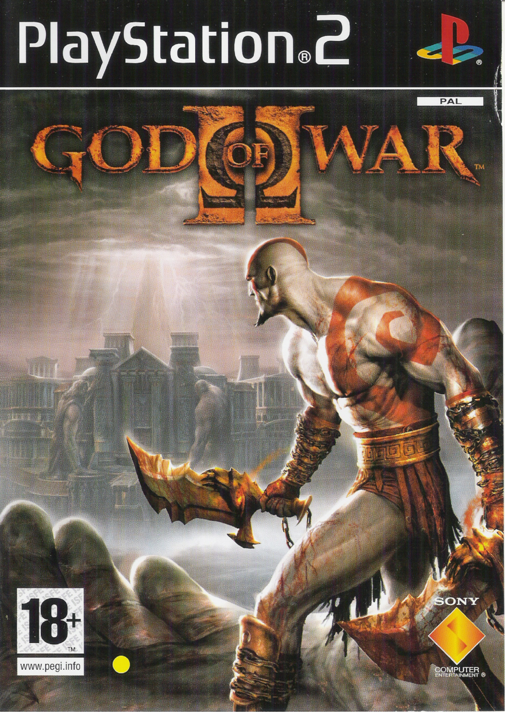 God of War II PS2 cover