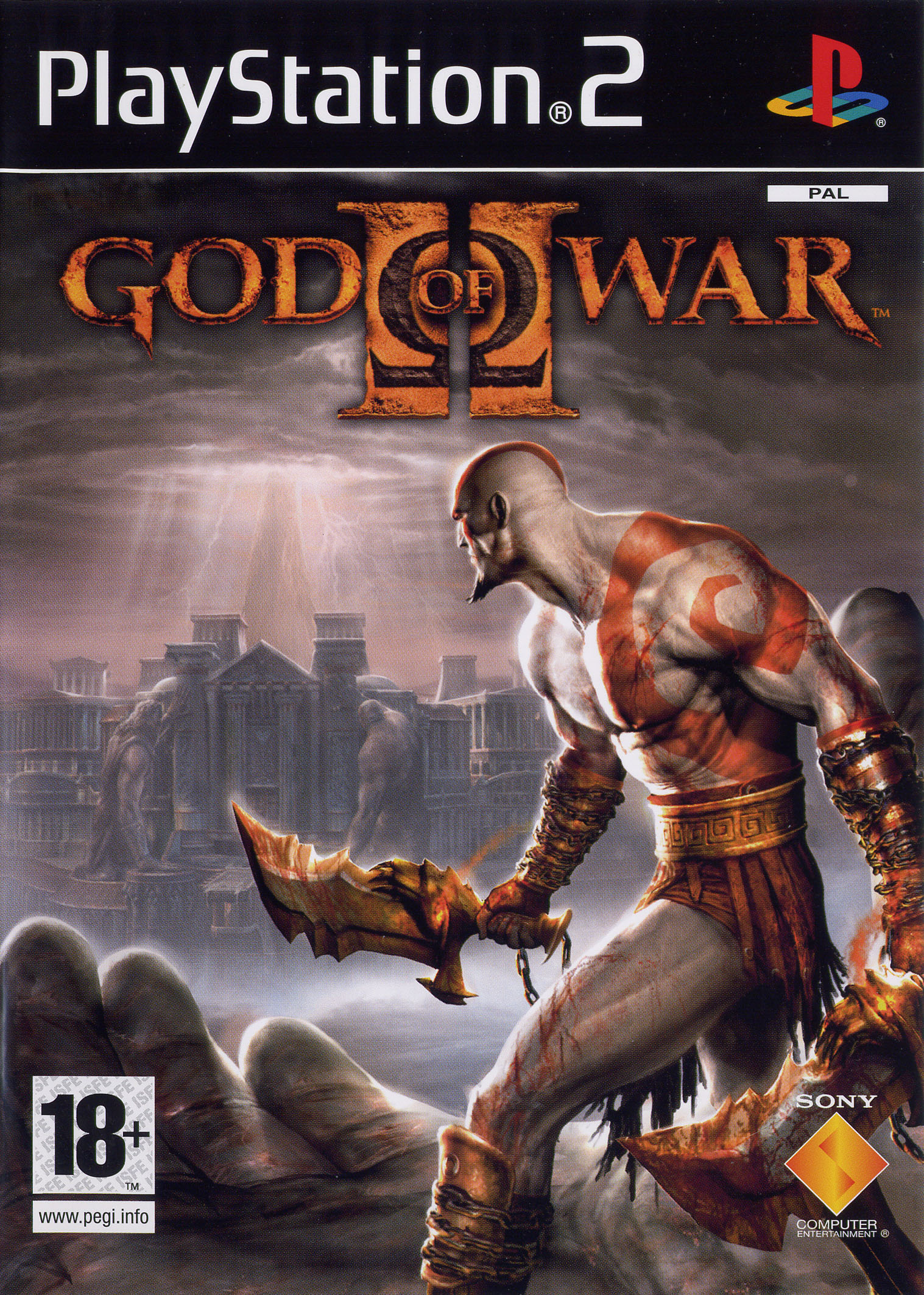 God of War II PS2 cover