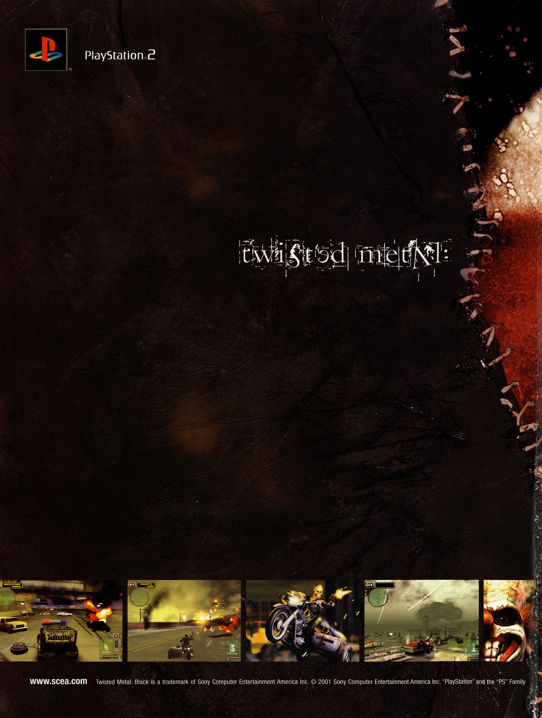 Twisted Metal - Black PS2 cover