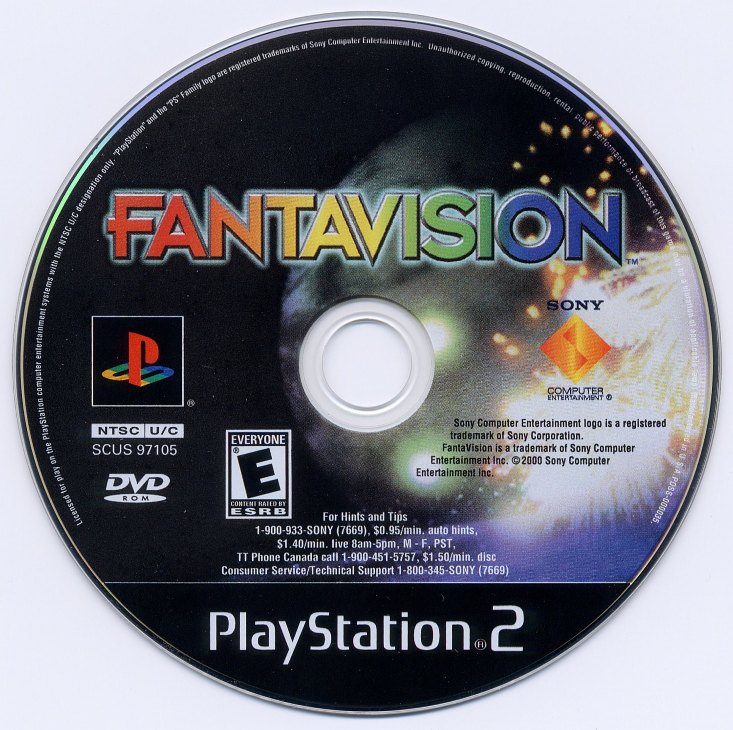Fantavision PSX cover