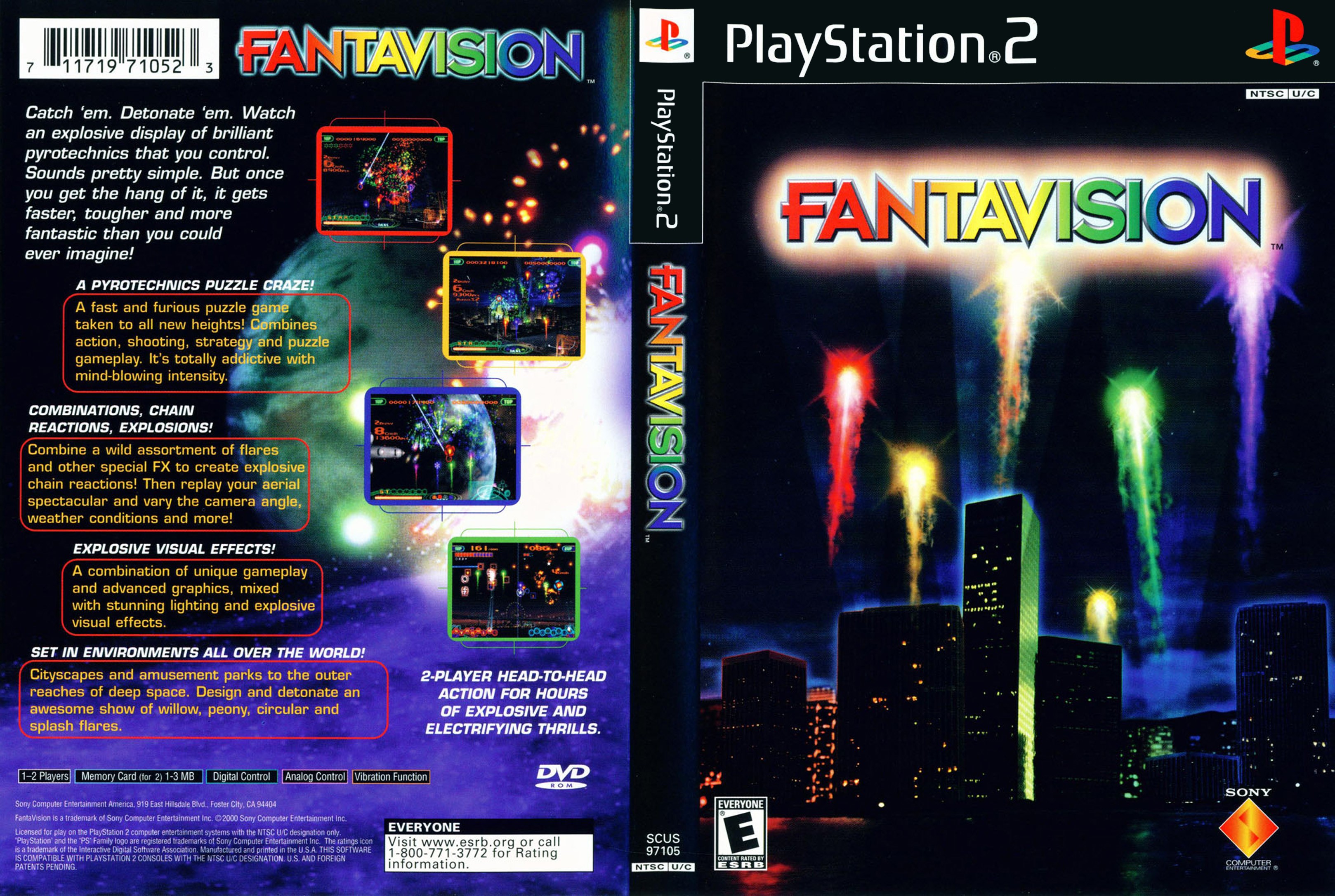 Fantavision PSX cover